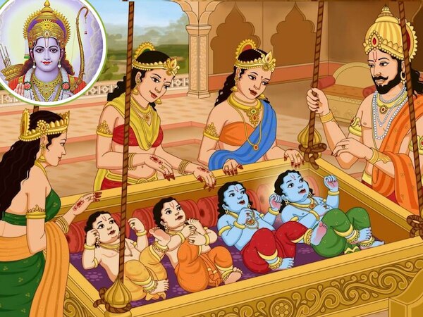 What is the story behind the birth of Rama | Was Ram born after eating ...