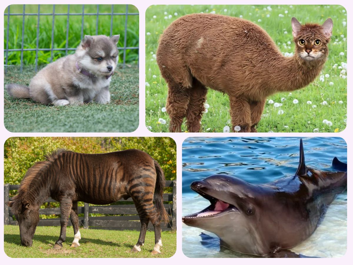 7 animals created by humans hybrid animals made from two different ...
