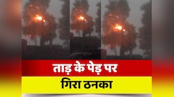 Nawada Lightning Video: ताड़ के पेड़ पर गिरा ठनका, धू-धू जला गाछ, देखें वीडियो