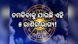 ରାଶି ପରିବର୍ତ୍ତନ କରୁଛନ୍ତି ଗ୍ରହମାନଙ୍କର ରାଜା ସୂର୍ଯ୍ୟ, ଚମକିବ ଏହି ୫ ରାଶିର ଭାଗ୍ୟ