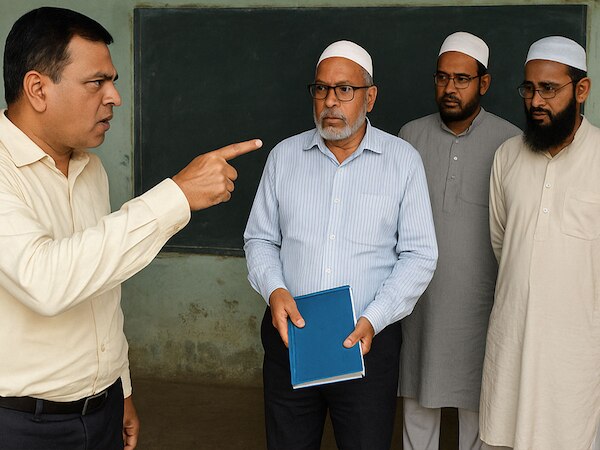 मदरसे में फर्जी हाजिरी लगा रहे थे प्रिंसिपल और कई टीचर, अफसरों के पांव से खिसकी जमीन!