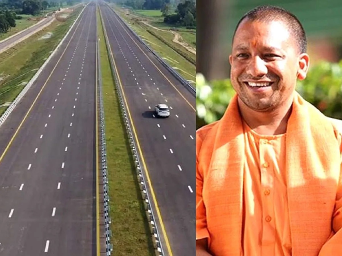 CM Yogi to inspect ganga Expressway construction work today vehicles ...