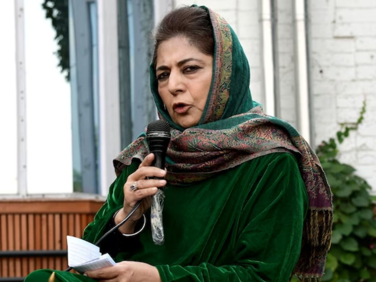 पीडीपी प्रमुख महबूबा मुफ्ती- फाइल फोटो पीडीपी प्रमुख महबूबा मुफ्ती- फाइल फोटो