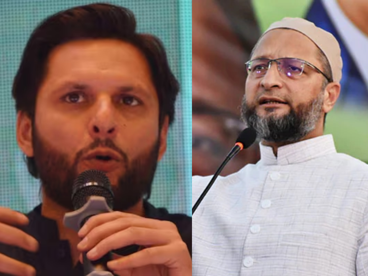 AIMIM प्रमुख ने आफरीदी को लताड़ा AIMIM प्रमुख ने आफरीदी को लताड़ा