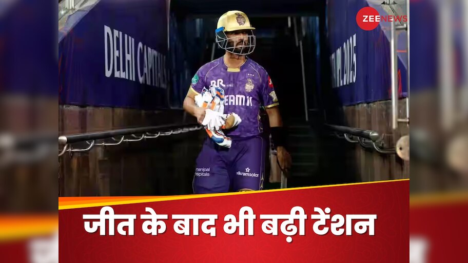 Ajinkya rahane big injury in hand amid ipl 2025 play off race brilliant ...