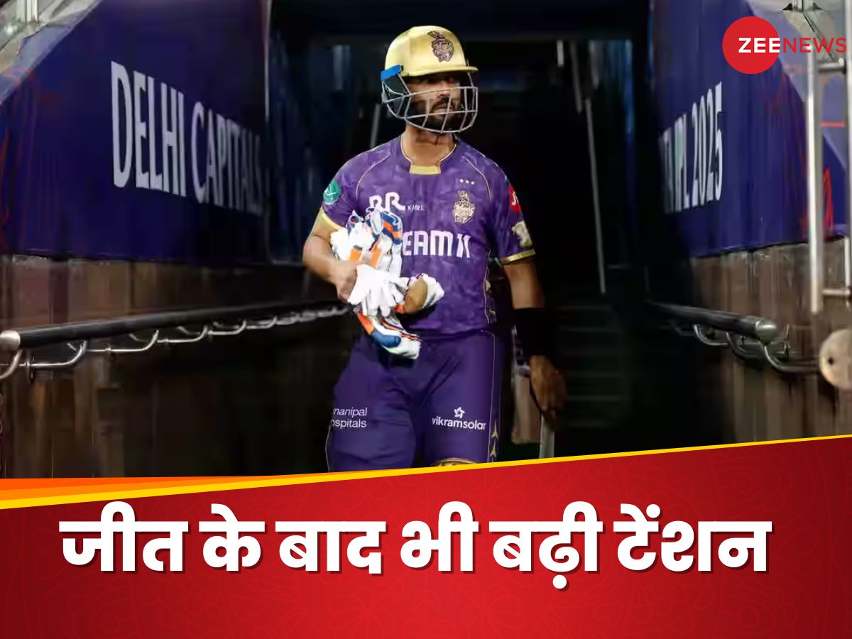 Rahane Injury Ajinkya rahane big injury in hand amid ipl 2025 play off race brilliant ...