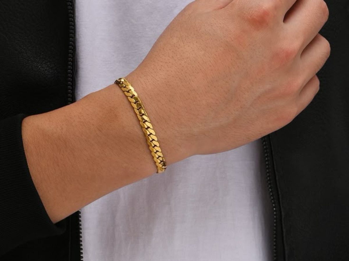 latest gold bracelet designs for men trending men gold bracelet designs — free download