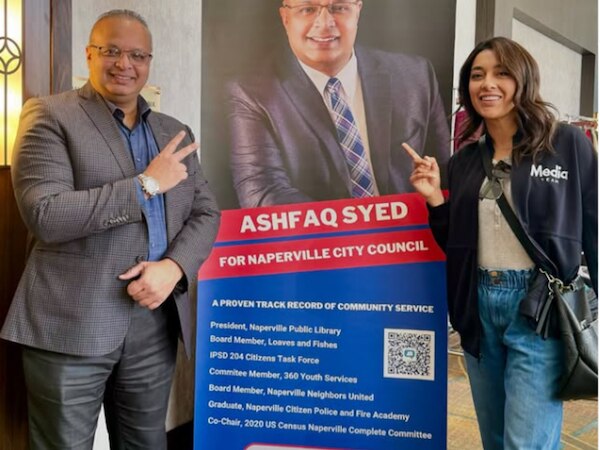 नेपरविले नवनिर्वाचित काउंसिल सिटी मेंबर अशफाक सैयद 