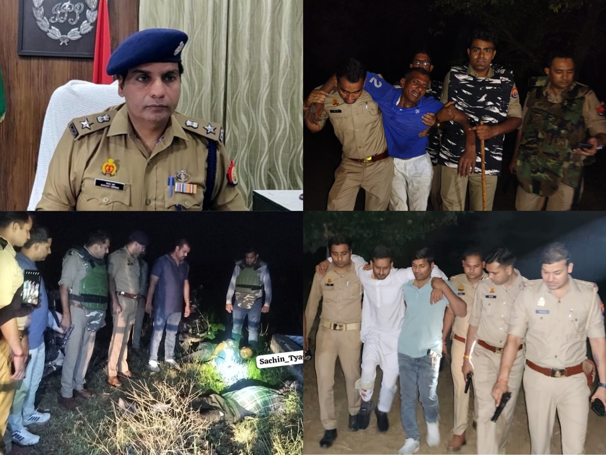 ऑपरेशन लंगड़ा: मुजफ्फरनगर में 12 घंटे में ताबड़तोड़ 6 एनकाउंटर, पुलिस के हत्थे चढ़े 8 शातिर बदमाश