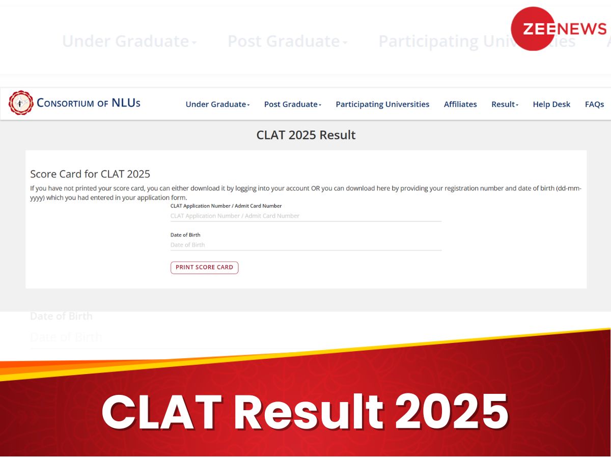 CLAT Result 2025 clat ug revised result 2025 released know how to check ...