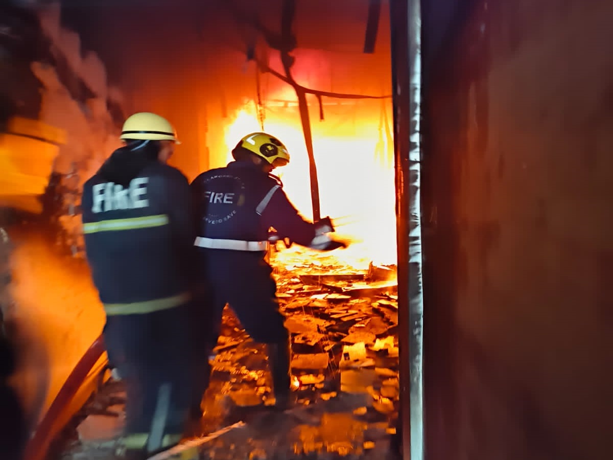 Fire in Gulzar Houz Fire in Gulzar Houz