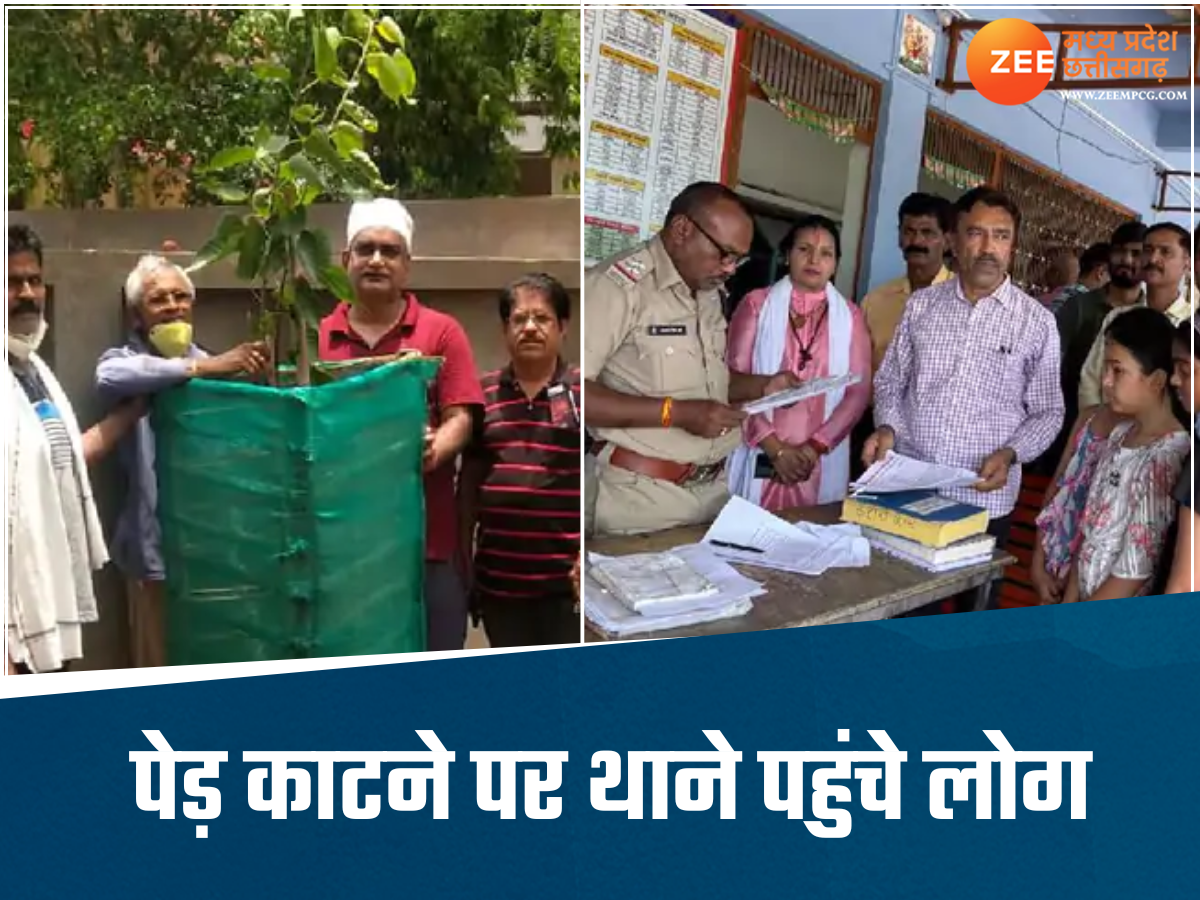 पेड़ काटने पर नाराज हुए लोग, हत्या का मामला दर्ज कराने पहुंचे थाने, CCTV कैमरों की मदद से पकड़ने की मांग की पेड़ काटने पर नाराज हुए लोग, हत्या का मामला दर्ज कराने पहुंचे थाने, CCTV कैमरों की मदद से पकड़ने की मांग की