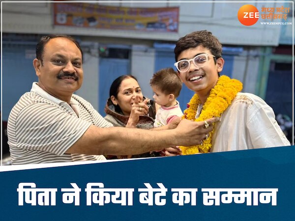 बेटे के 10वीं में आए कम नंबर, तो पिता बजवाए ढोल नगाड़े, फूल-मालाओं से किया सम्मान