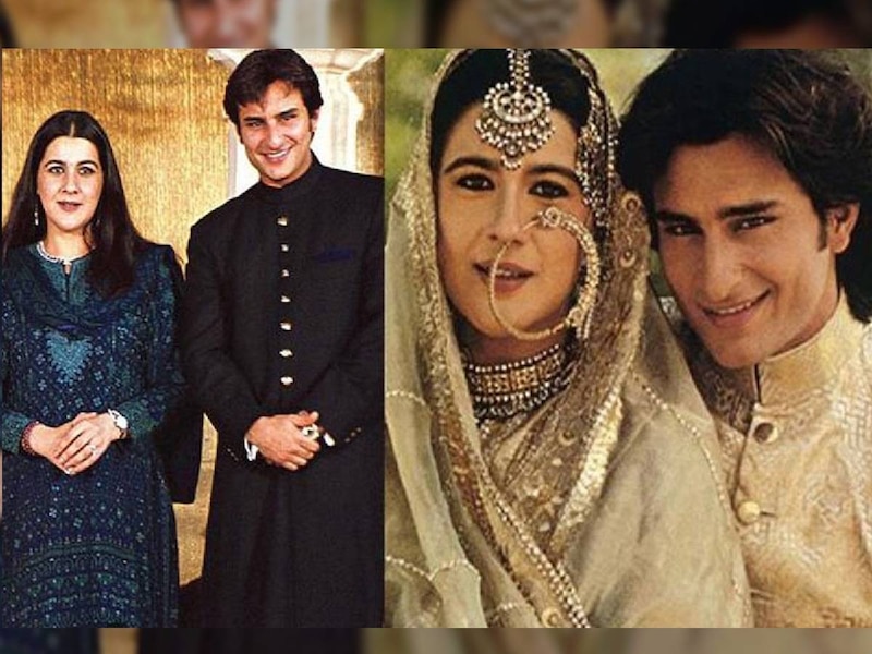  सैफ अली खान और अमृता सिंह