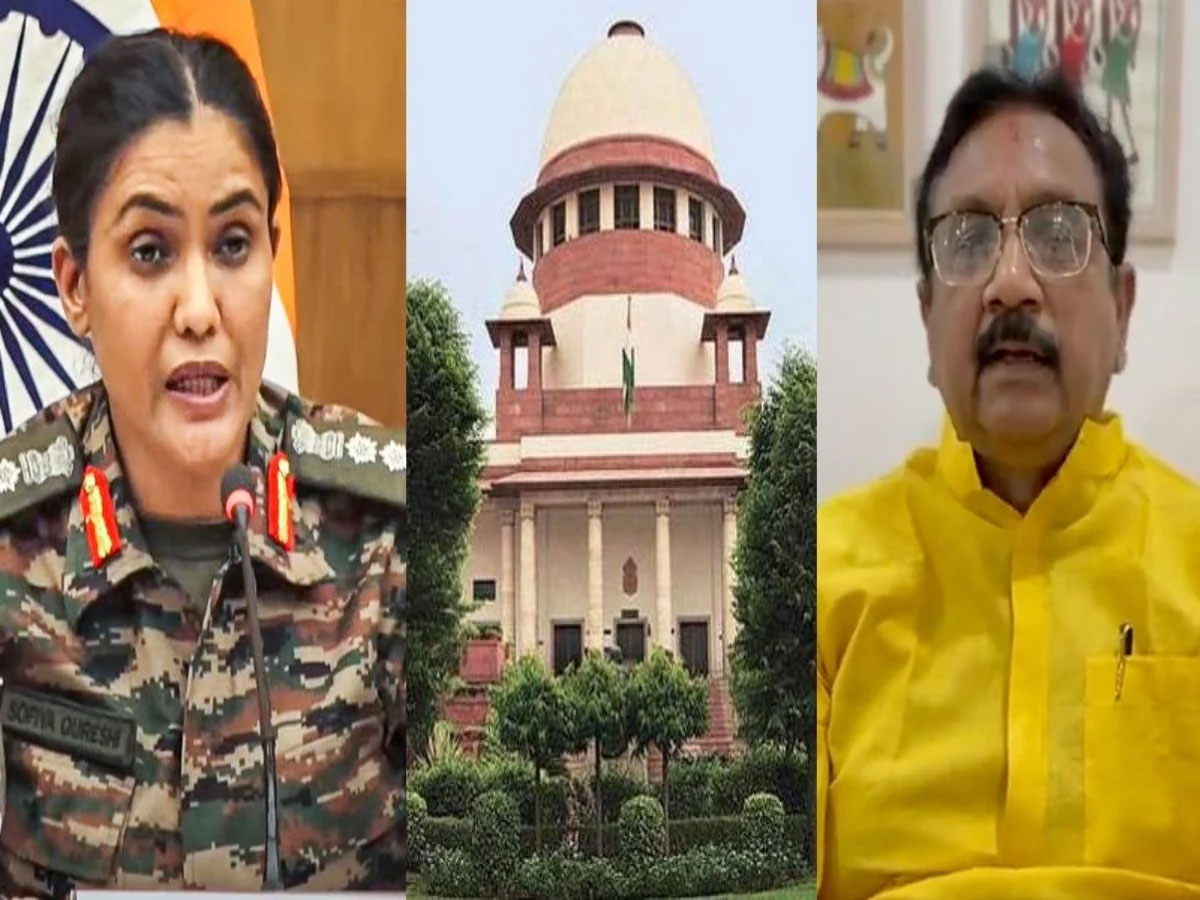 कर्नल सोफिया विवाद: SIT ने सुप्रीम कोर्ट में दाखिल की पहली स्टेटस रिपोर्ट, कल होगी सुनवाई कर्नल सोफिया विवाद: SIT ने सुप्रीम कोर्ट में दाखिल की पहली स्टेटस रिपोर्ट, कल होगी सुनवाई