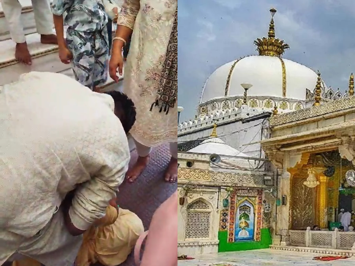 सीढ़ियों से फिसल महिला जायरीन घायल सीढ़ियों से फिसल महिला जायरीन घायल