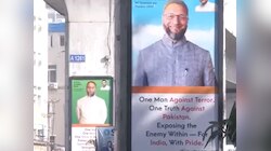 Asaduddin Owaisi के कायल हुए लोग, मेट्रो पिलर्स पर लगाए स्लोगन लिखे पोस्टर