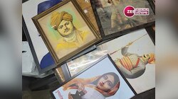 वीर सावरकर, शिवाजी महाराज और अहिल्याबाई की तस्वीर क्षतिग्रस्त, ABVP ने किया प्रदर्शन