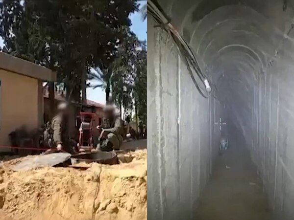 गाजा मे हमास की सुरंग मिलने का दावा