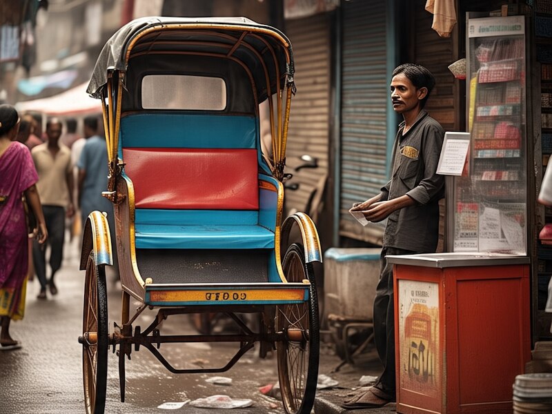 only city where have to buy ticket to travel by rickshaw 73 year old ...
