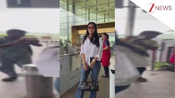 एयरपोर्ट पर कैजुअल आउटफिट में स्पॉट हुई पंजाबी कुड़ी Shehnaaz Gill, क्यूट सी स्माइल देख दिल हार बैठे फैंस!