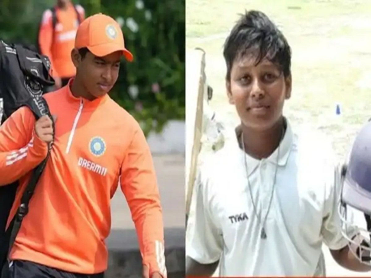 Vaibhav Suryavanshi Childhood Friend 13 Year Old Ayan Raj Slams Triple ...