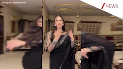 Gauhar Khan के गाने 'झल्ला वल्लाह' पर ब्लैक साड़ी में जबरदस्त नाची लड़की, लटके-झटके देख यूजर्स हुए फैन
