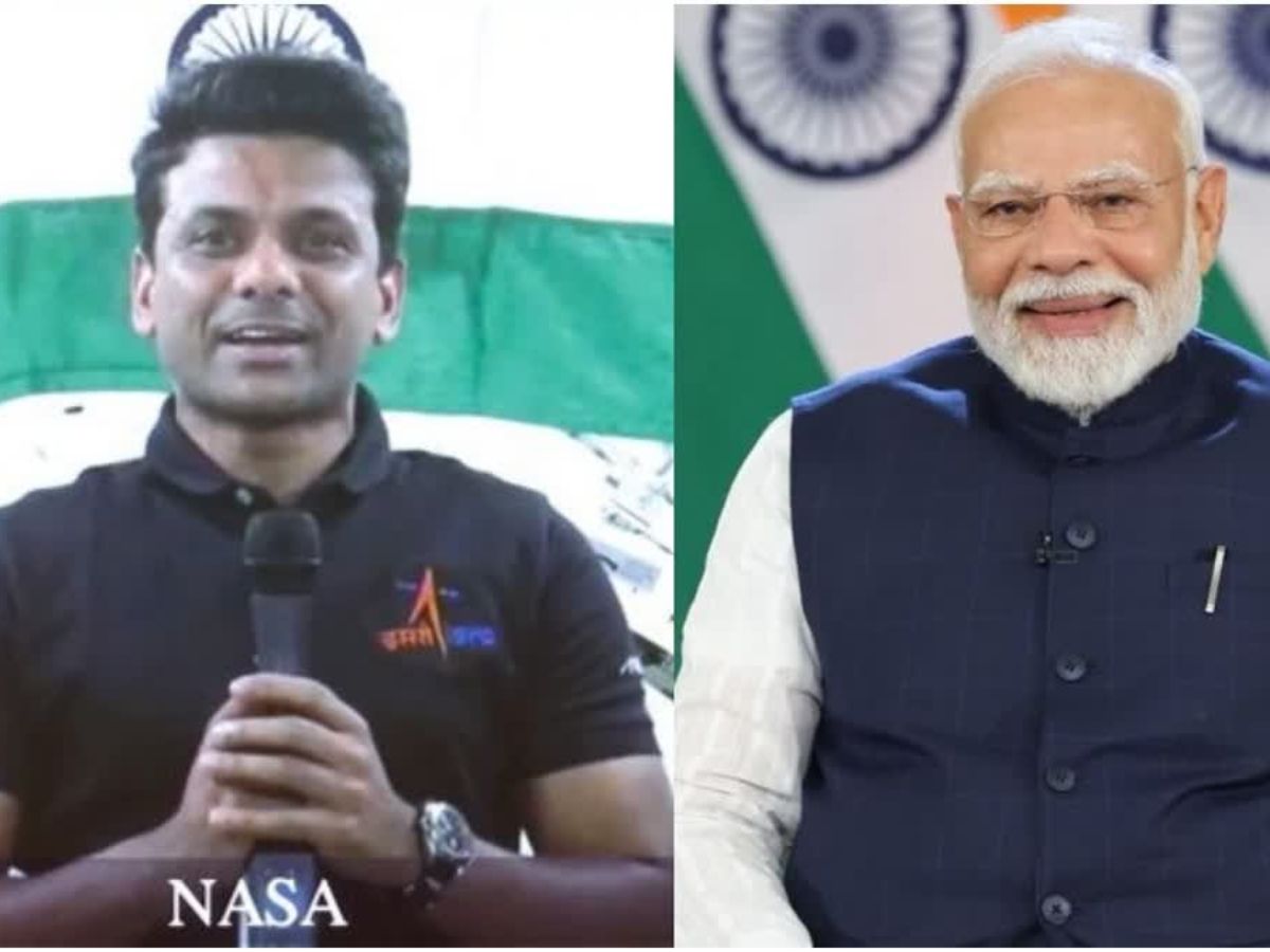 pm narendra modi interact with group captain shubhanshu shukla in international space station | ...और गाजर का हलवा लेकर गए हो? अंतरिक्ष में पहुंचे शुभांशु शुक्ला से पीएम मोदी ने की बात |