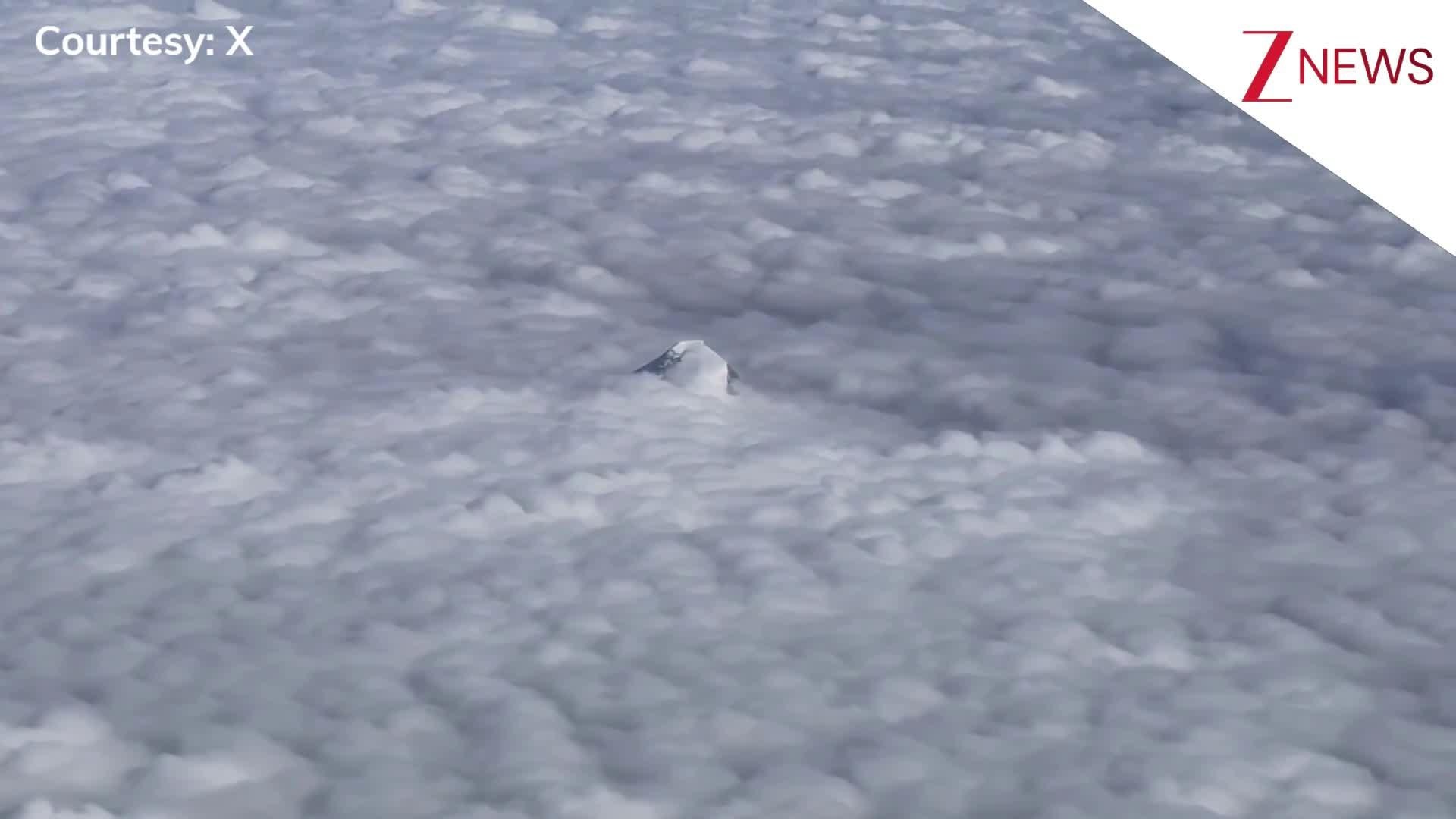 Mount Kailash View From Sky In See This Amazing Sight Viral Video mount-kailash-view-from-sky-in-see-this-amazing-sight-viral-video