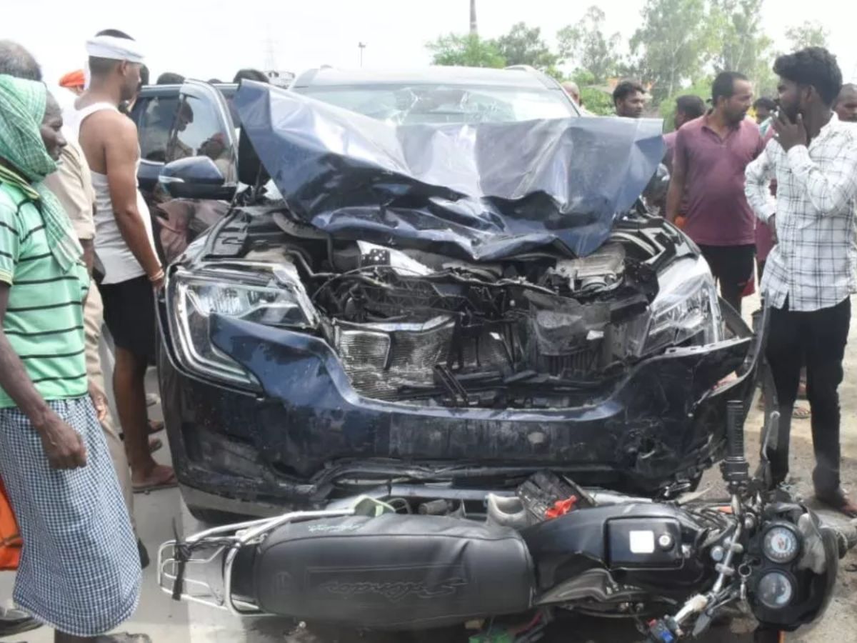 three bike rider died in ghazipur road accident collision with an suv ...