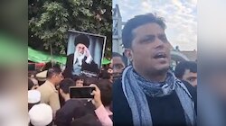 मुहर्रम जुलूस में खामनेई का SHO ने फाड़ा पोस्टर, मुस्लिम युवकों को कहा 'आतंकवादी'!