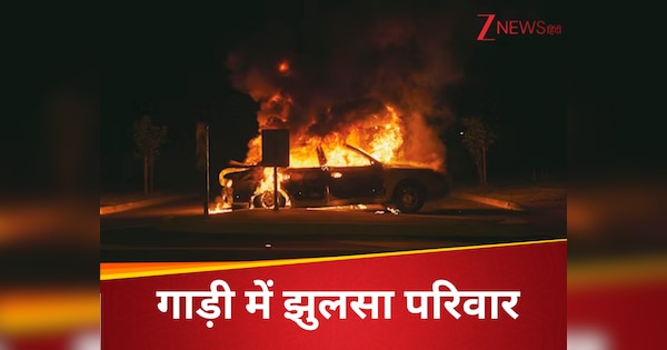 अमेरिका में बड़ा सड़क हादसा, गाड़ी में बुरी तरह झुलसा भारतीय परिवार, केवल हड्डियां बचीं