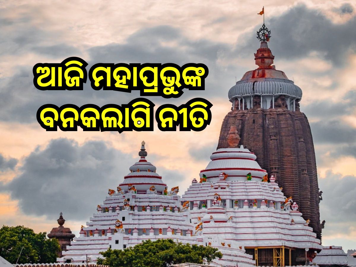 Banakalagi Ritual: ଆଜି ମହାପ୍ରଭୁଙ୍କ ବନକଲାଗି ନୀତି, ଏତିକି ଘଣ୍ଟା ବନ୍ଦ ରହିବ ସାଧାରଣ ଦର୍ଶନ Banakalagi Ritual: ଆଜି ମହାପ୍ରଭୁଙ୍କ ବନକଲାଗି ନୀତି, ଏତିକି ଘଣ୍ଟା ବନ୍ଦ ରହିବ ସାଧାରଣ ଦର୍ଶନ