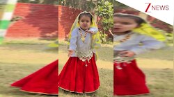 'पिहर जाउंगी' हरियाणवी गाने पर दामन-चूंदड़ी में छोटी सी बच्ची ने किया गजब डांस, क्यूटनेस देख दिल हार बैठे यूजर्स