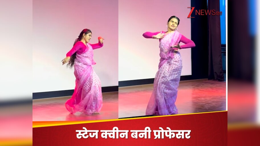 Bengaluru professor viral dance Wajle Ki Bara Marathi song video