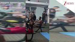 ठुकरा के मेरा प्यार... जिम में बजा गाना तो बिना रुके वर्कआउट करने लगा लड़का, वीडियो देख लोग बोले 'अब होगा असली कमबैक'