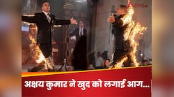 अक्षय कुमार ने रैंप वॉक पर खुद को लगाई आग, डरी ट्विंकल खन्ना ने दे डाली धमकी; VIDEO
