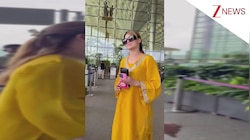 डिजाइनर कपड़े छोड़ सिंपल से सूट में नजर आईं Urvashi Rautela, लबूबू डॉल वाले फोन कवर ने खींच लिया सबका ध्यान, देखें वीडियो!