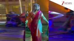 साड़ी पहन हरियाणवी भाभी जी ने किया कमाल, 'भिरड़ लड़ गी' गाने पर ऐसा शानदार नाची; दिल जीत लेंगे मूव्स और एक्सप्रेशन