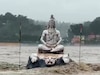 शिव मूर्ति तक गंगा का पानी