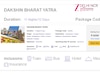 South India Tour Cost