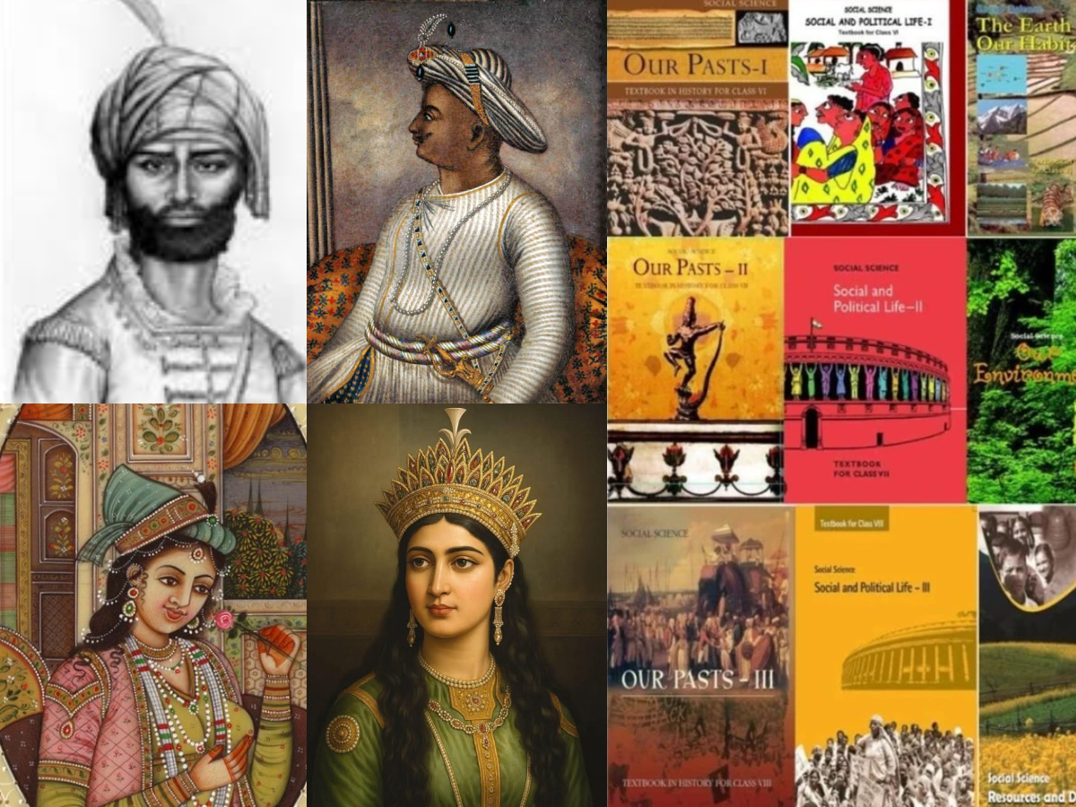 NCERT की किताबों से मिटा 'मुस्लिम' इतिहास? मुगलों के बाद टीपू, हैदर अली, रजिया भी डिलीट NCERT की किताबों से मिटा 'मुस्लिम' इतिहास? मुगलों के बाद टीपू, हैदर अली, रजिया भी डिलीट