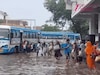  बल्लभगढ़ बस स्टैंड पर जलभराव