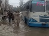 पुरखास-गोहाना रोड पर घुटनों तक पानी
