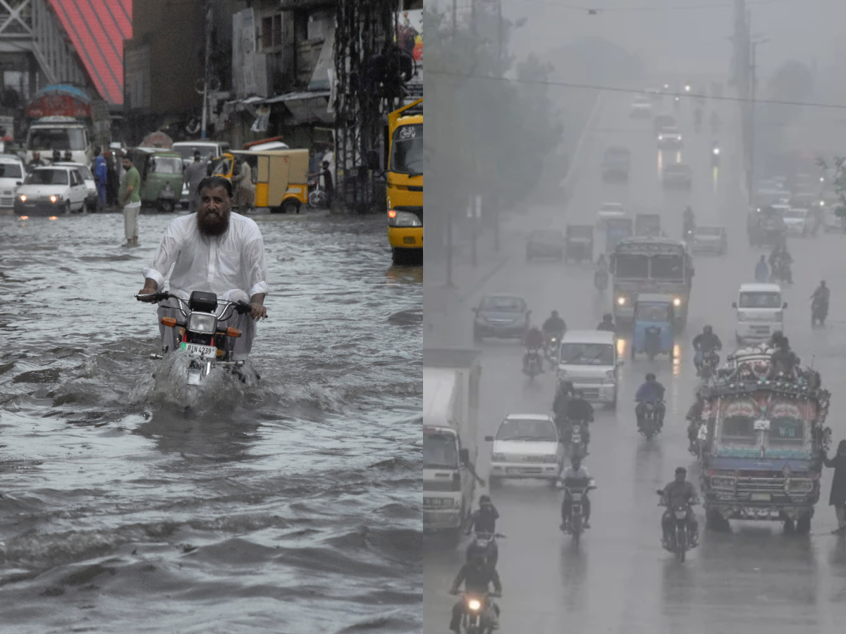 पाकिस्तान में मानसूनी बारिश का तांडव; बाढ़- बिजली संकट से हाहाकार, फन रेस रद्द पाकिस्तान में मानसूनी बारिश का तांडव; बाढ़- बिजली संकट से हाहाकार, फन रेस रद्द