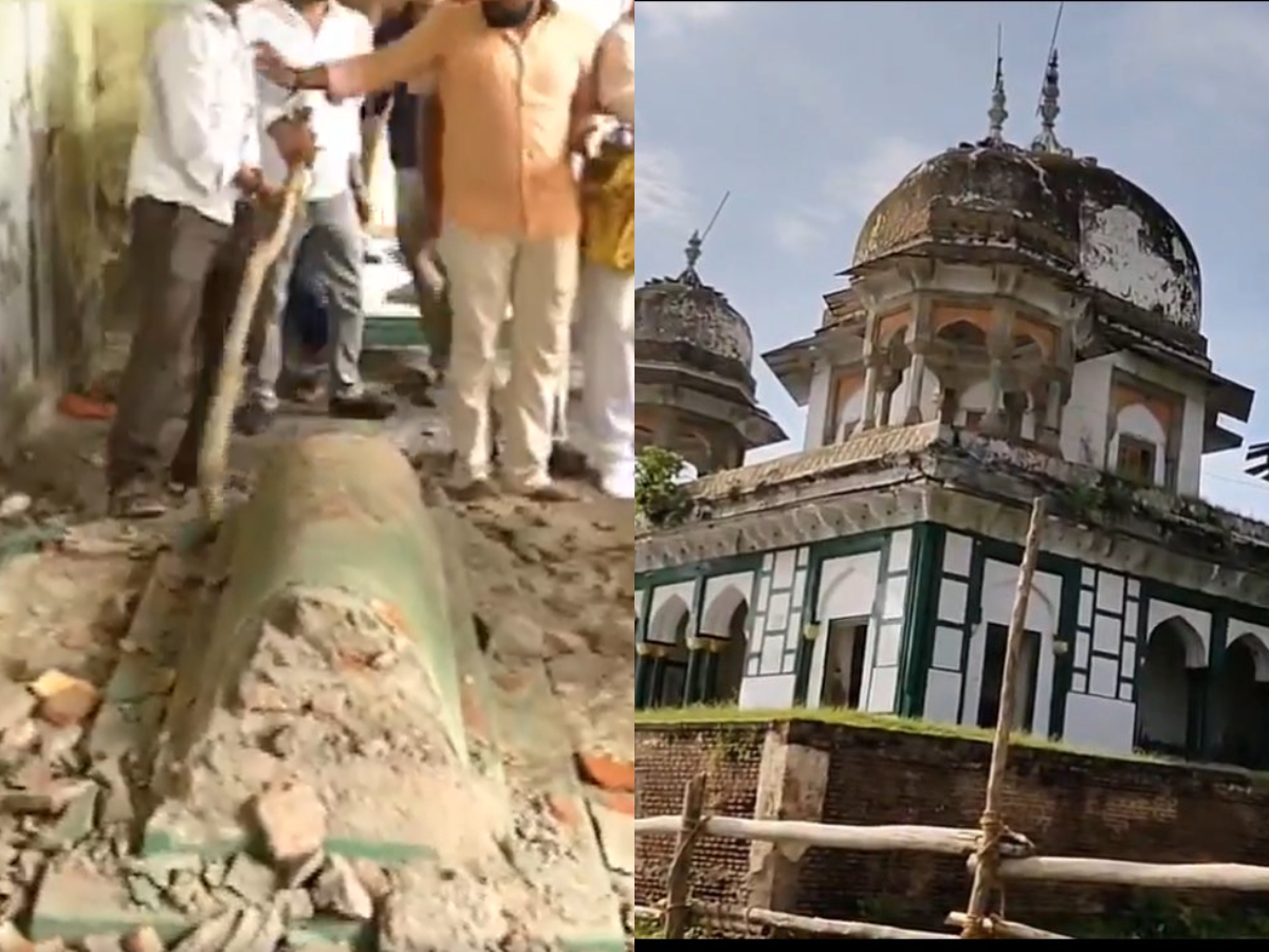 फतेहपुर मकबरे पर हिंदू संगठनों का तांडव; कब्र तोड़ कर की पूजा अर्चना, पुलिस रही खामोश! फतेहपुर मकबरे पर हिंदू संगठनों का तांडव; कब्र तोड़ कर की पूजा अर्चना, पुलिस रही खामोश!