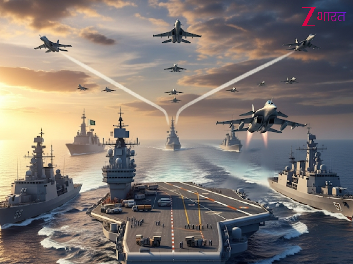 अरब सागर में भारत-पाकिस्तान ने उतारे जंगी जहाज, दोनों देशों की नौसेना होंगी आमने-सामने; आखिर क्या है वजह?