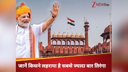 PM मोदी का ऐतिहासिक रिकॉर्ड, 12वीं बार लाल किले पर तिरंगा, नेहरू-गांधी से कितना पीछे