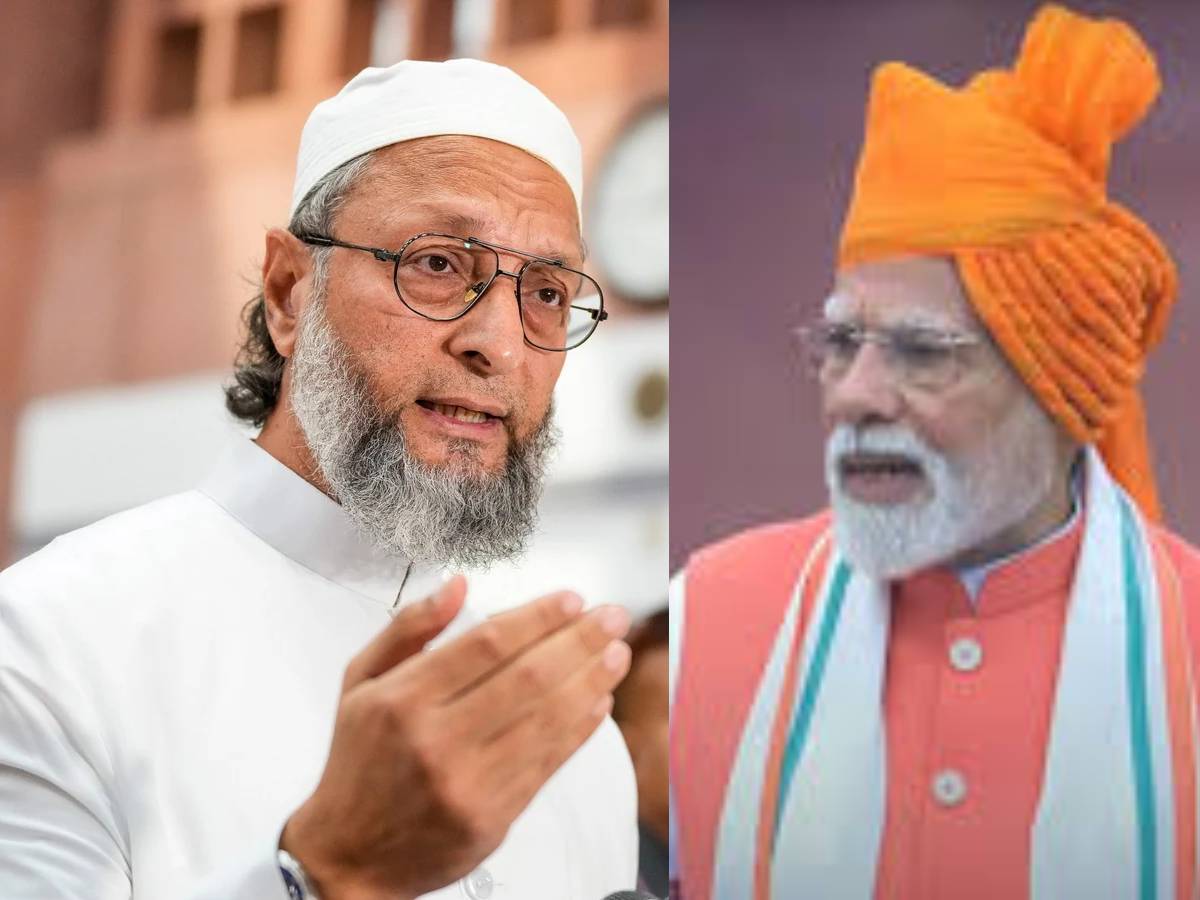 लाल किले से PM मोदी ने की RSS की तारीफ; भड़क उठे ओवैसी कहा गांधी से नफरत करने वाले... लाल किले से PM मोदी ने की RSS की तारीफ; भड़क उठे ओवैसी कहा गांधी से नफरत करने वाले...