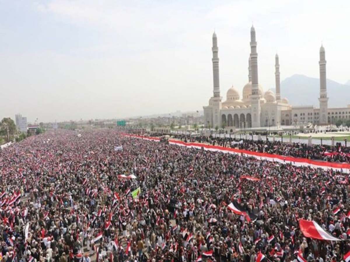 Yemen: फिलिस्तीन के समर्थन में सड़कों पर उतरे लाखों लोग, जारी किया ज्वाइंट बयान Yemen: फिलिस्तीन के समर्थन में सड़कों पर उतरे लाखों लोग, जारी किया ज्वाइंट बयान